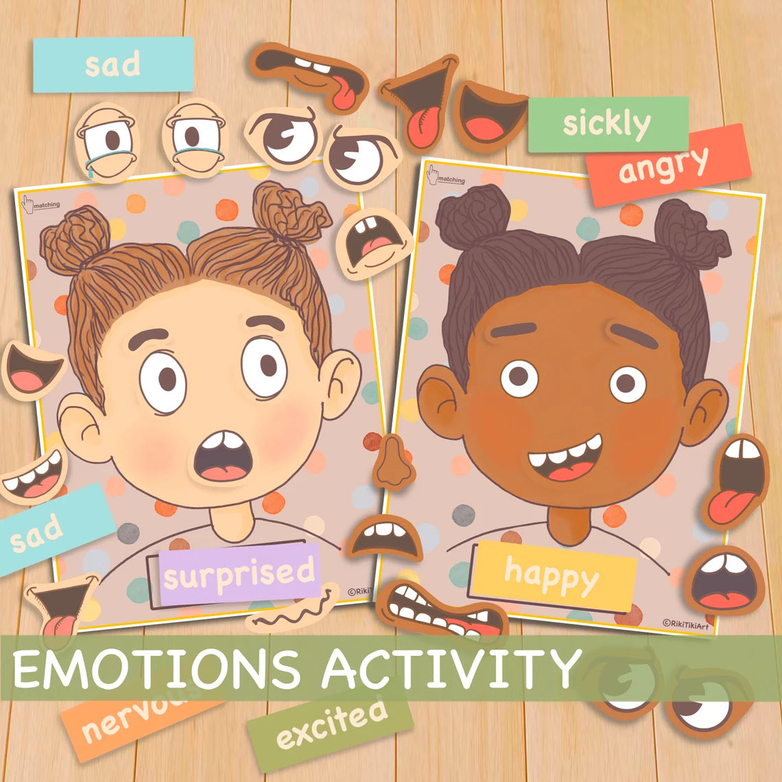 Emotions Activity Pack for Kids - Printable PDF