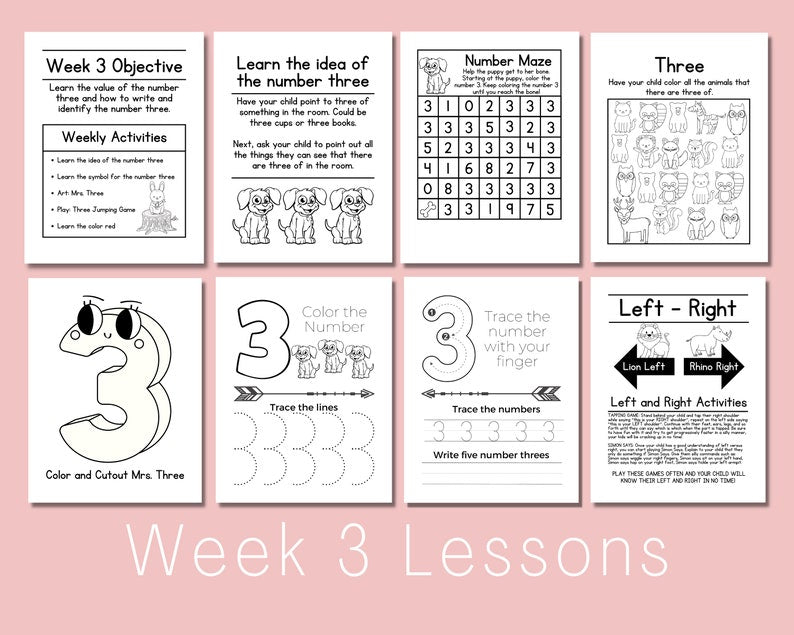 Preschool Curriculum Printable – 36-Week Homeschool Program