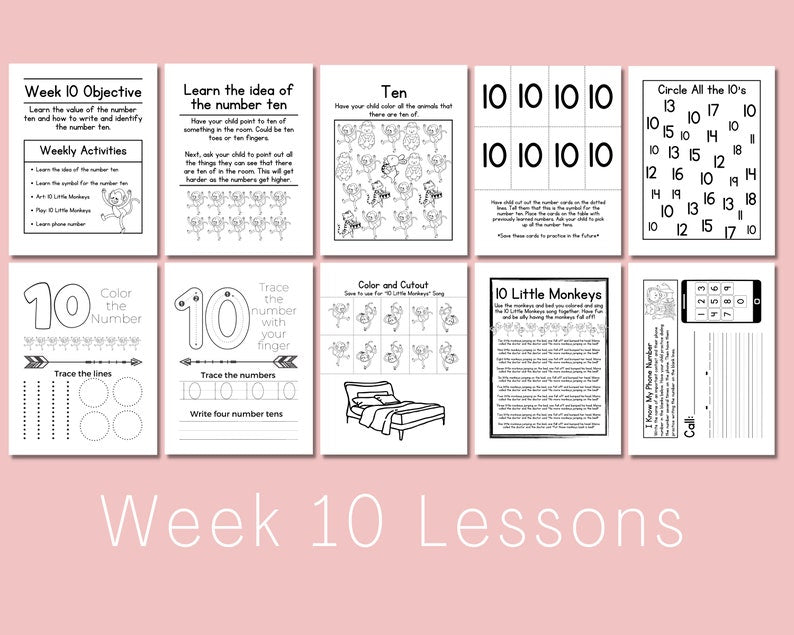 Preschool Curriculum Printable – 36-Week Homeschool Program