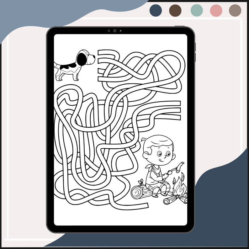 Printable Activity Bundle - 20 Fun Games