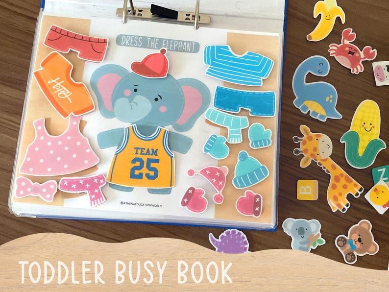 Busy Book Printable for Kids – 100+ Pages of Educational Activities (PDF Download