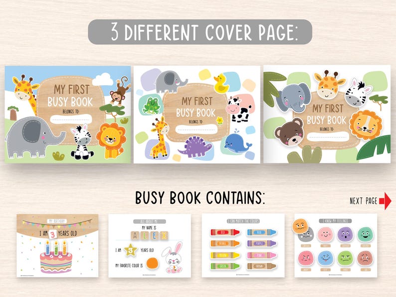 Busy Book Printable for Kids – 100+ Pages of Educational Activities (PDF Download